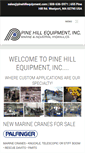 Mobile Screenshot of pinehillequipment.com